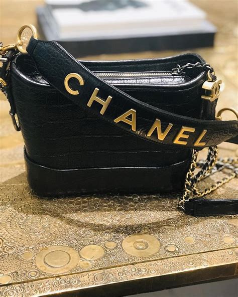 chanel gabrielle croc embossed price|chanel gabrielle purse bag.